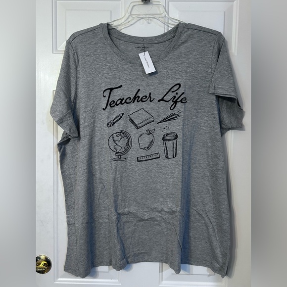 Lane Bryant “Teacher Life” graphic tee, size 26/28 - Picture 4 of 9